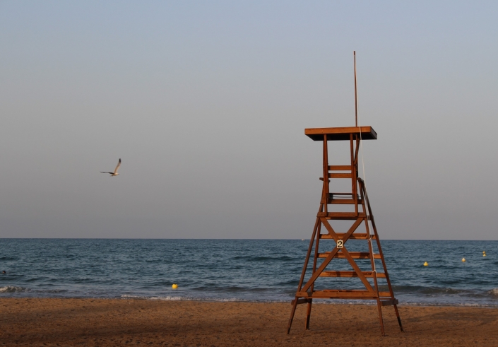 Atardecer en Playa Siles
